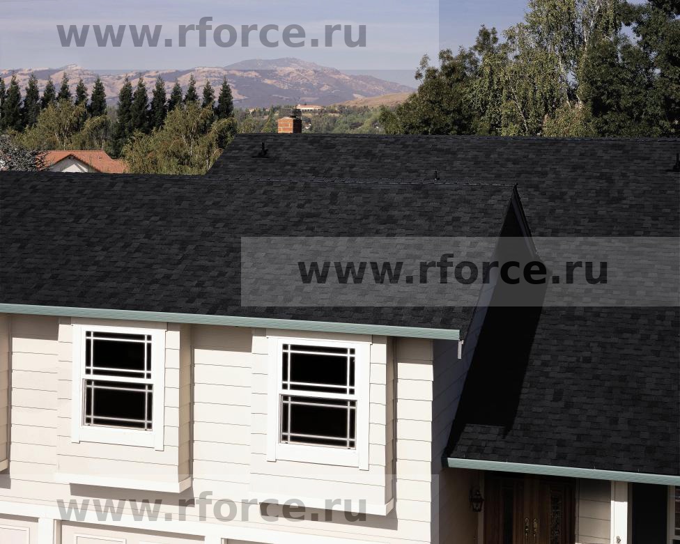 Гибкая черепица CERTAINTEED Landmark Moire Black